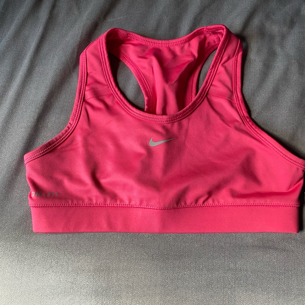 Nike Girls  Vibrant Pink Sports Bra